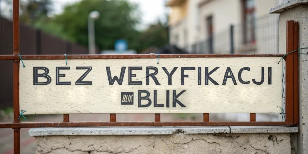 bez weryfikacji Blik